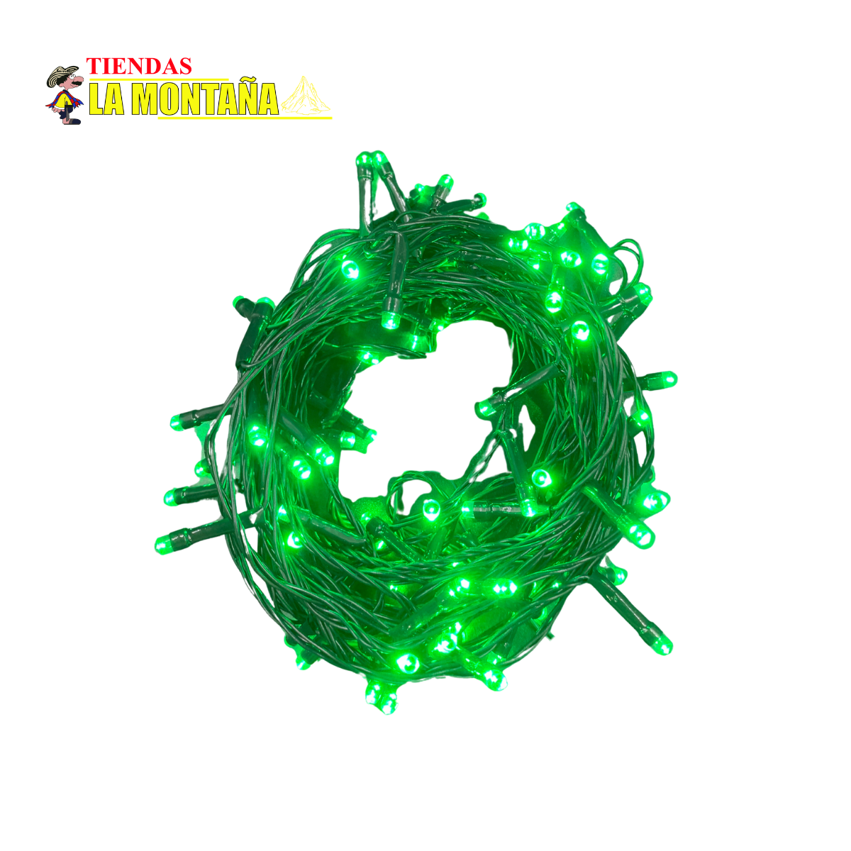 Guirnalda de luces LED - Cable verde - Cód. 13660 / 13770 / 13778 / 15310 / 6183 / 13661