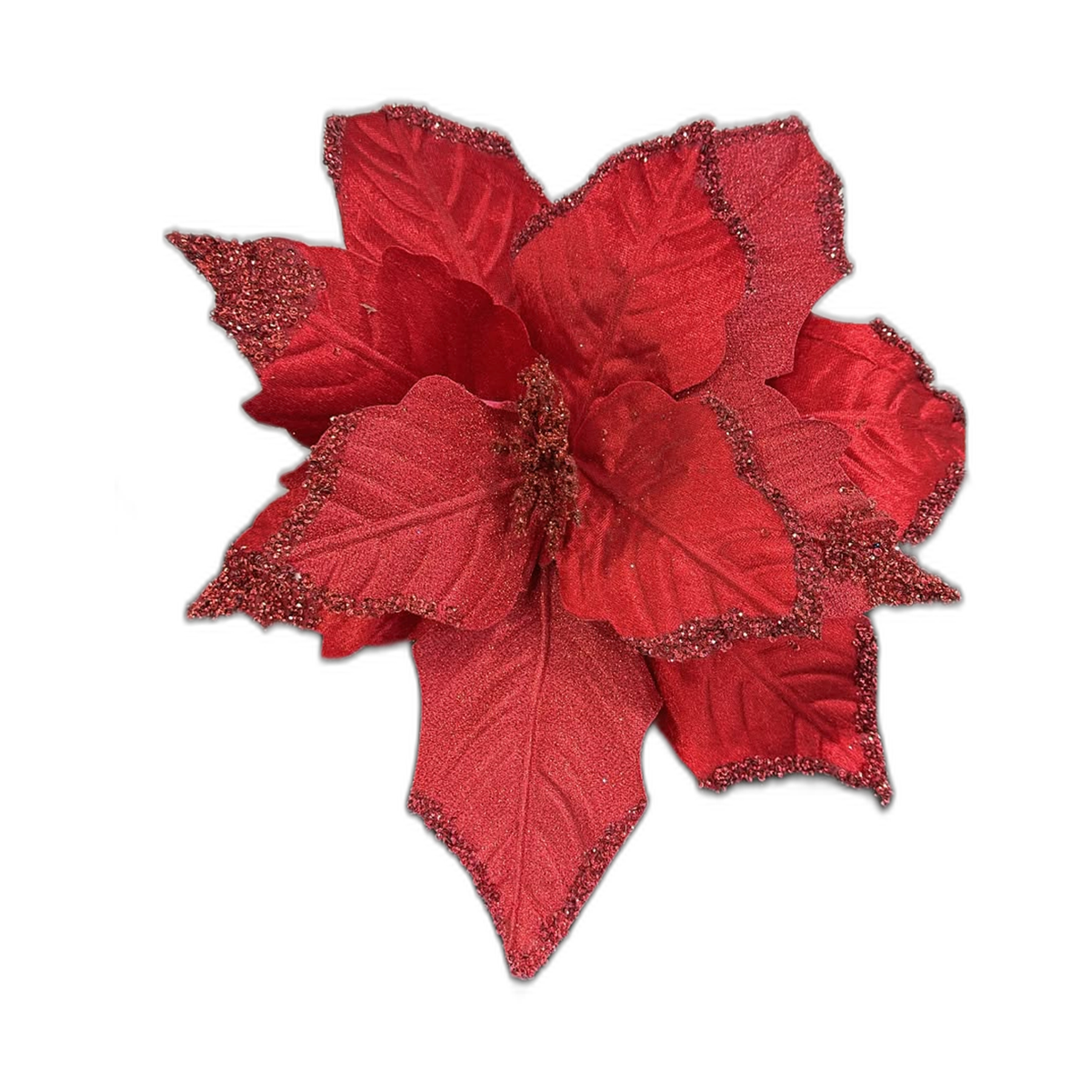 Flor navideña roja