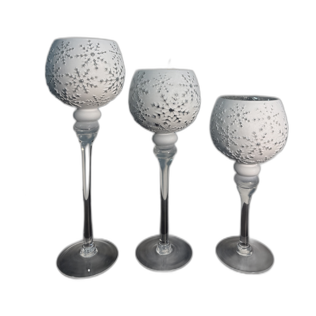 Set de 3 candelabros copa Moscú