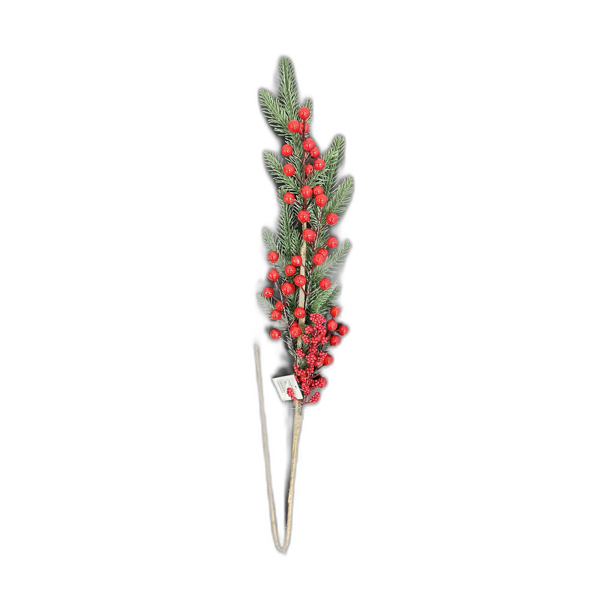 Pin berry rojo con ramas 82cm