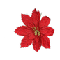 Flor navideña azul oscuro 23cm