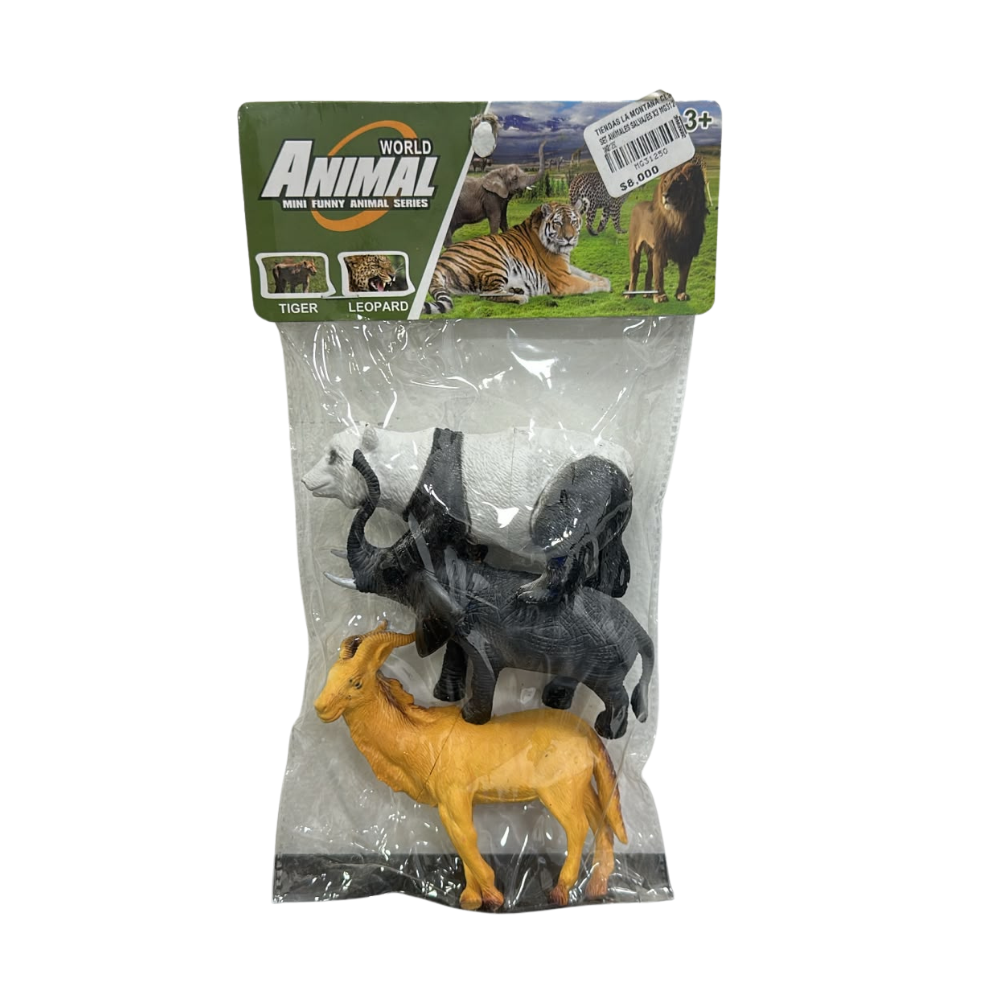 Set de animales salvajes x3
