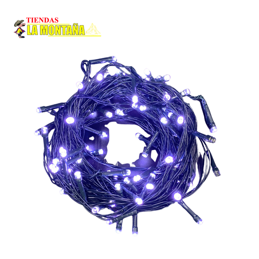 Guirnalda de luces LED - Cable verde