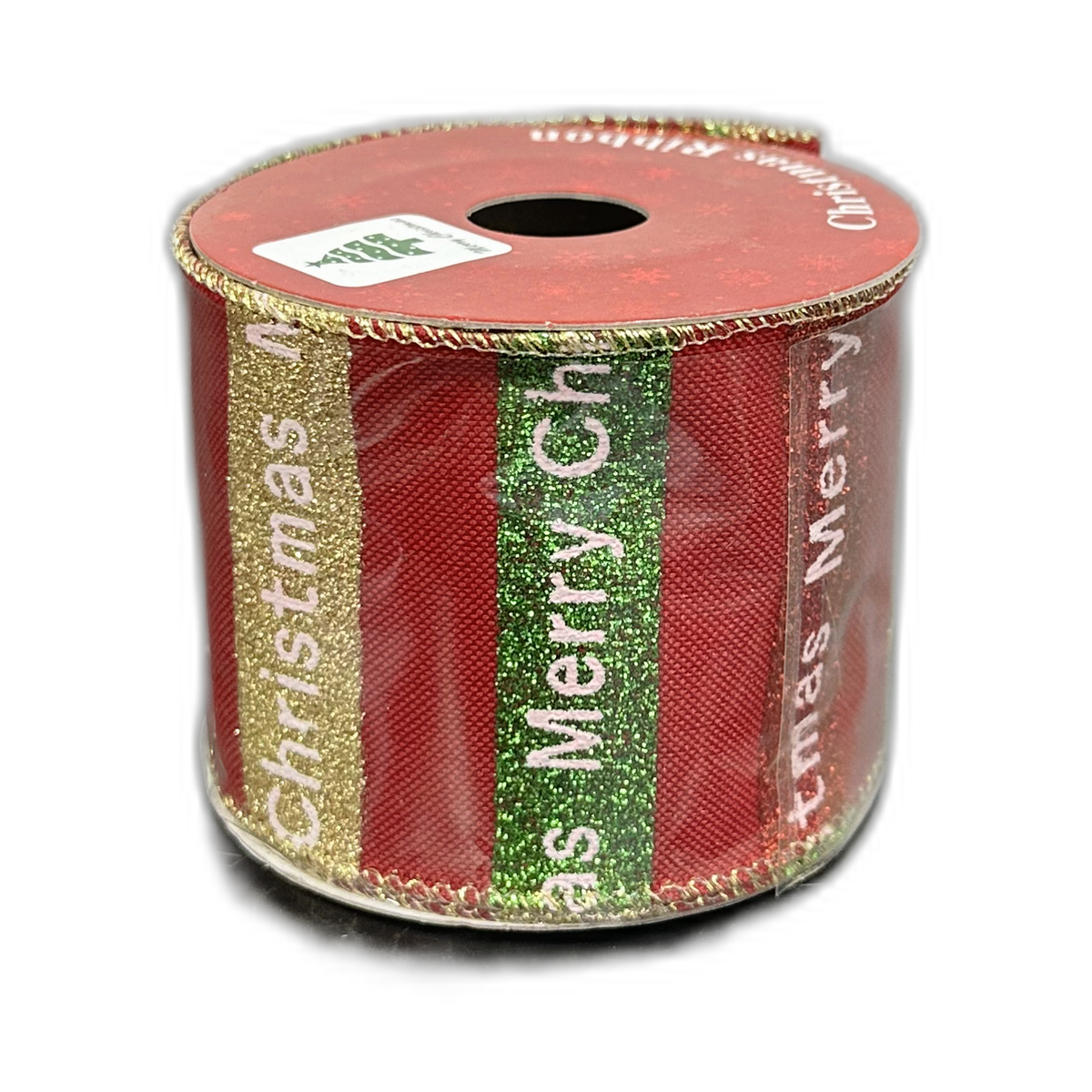 Cinta navideña 6cm x 3 yardas