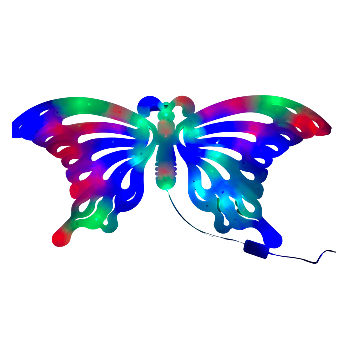 Luz navideña mariposa