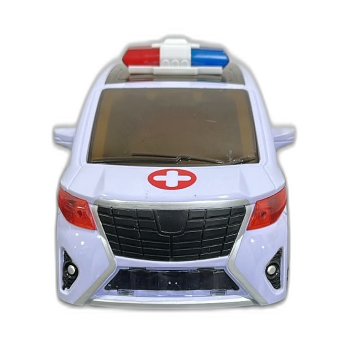 Carro ambulancia con luces