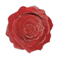 Plato base de pasta Bruselas decorativo forma de rosa 33cm