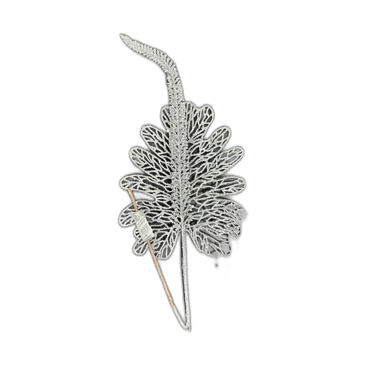 Pin navideño espigas y hoja
