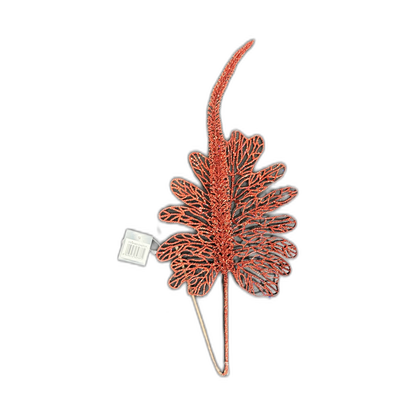 Pin navideño espigas y hoja
