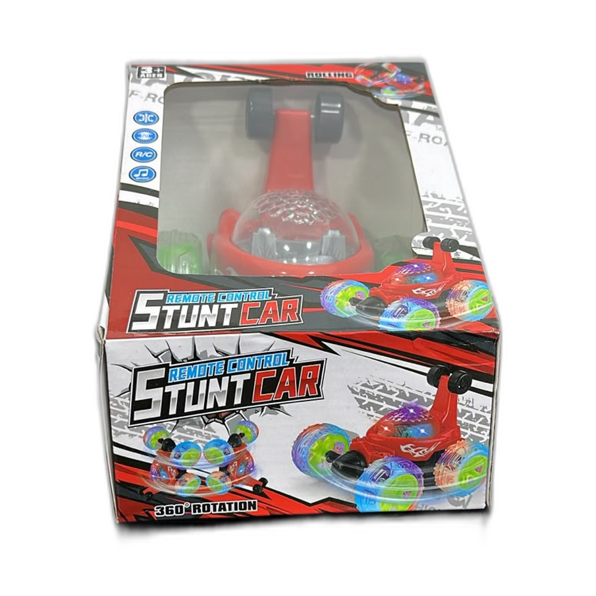 Carro Stunt Car a control remoto con giro de 360° y luces - Cód. 15379