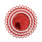 Plato base decorativo con aros