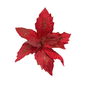 Flor navideña roja 35cm