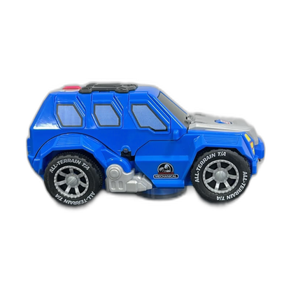 Carro transformer de dinosaurio