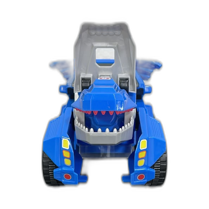 Carro transformer de dinosaurio