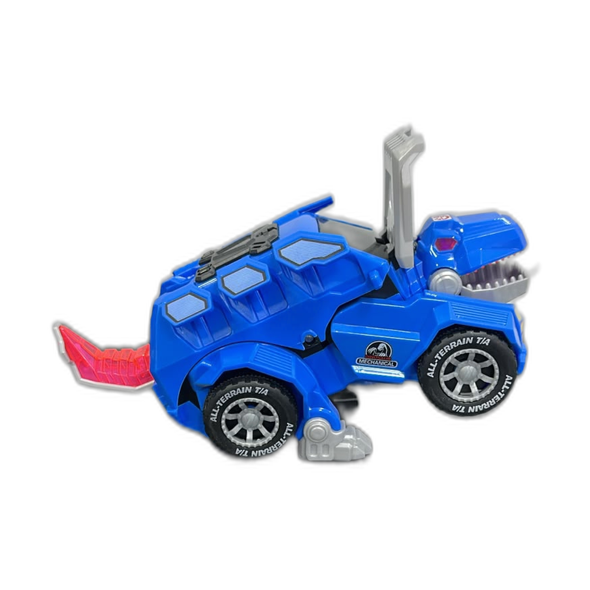 Carro transformer de dinosaurio
