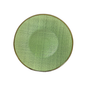 Plato base Helsinki cristal verde 33cm