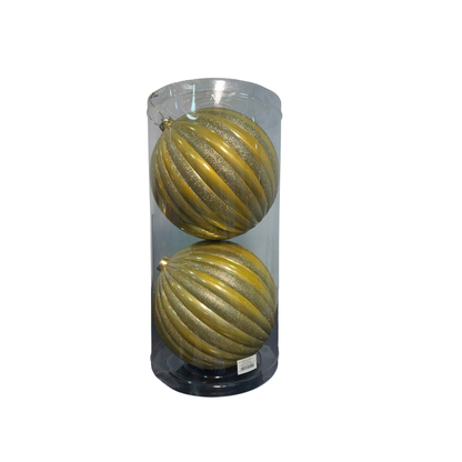 Bola de navidad x2 20cm