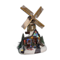 Molino de viento navideño decorativo