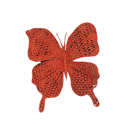 Mariposa escarchada decorativa - Cód. 17431