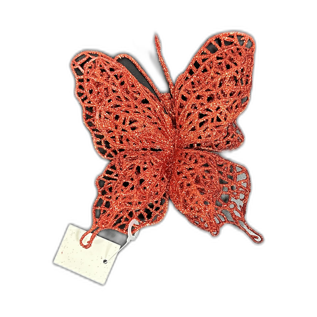 Mariposa escarchada decorativa pequeña