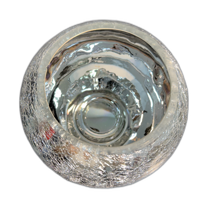 Bombonera metalizada portavela