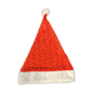 Gorro de Navidad con puntos plateados