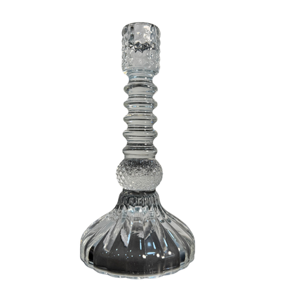 Candelabro transparente decorativo 22cm