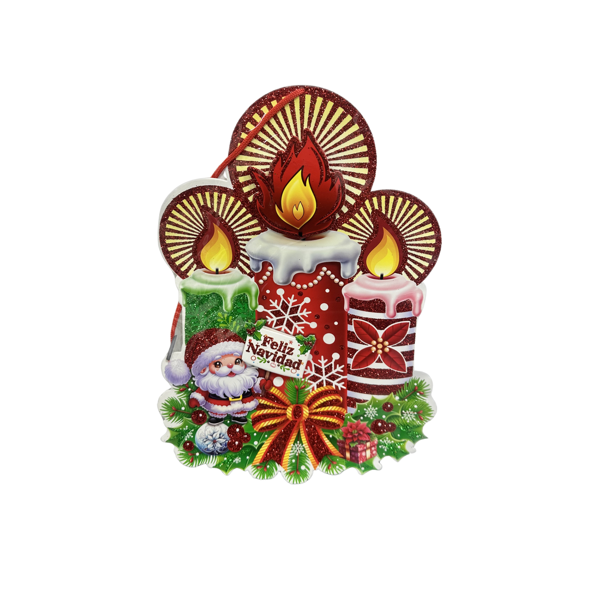 Aplique navideño decorativo