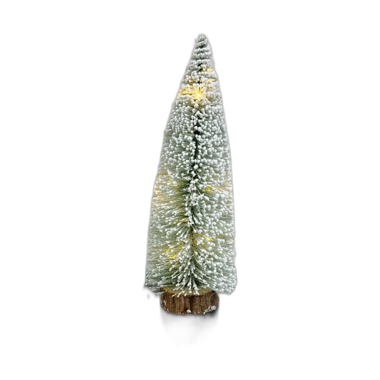 Árbol navideño mini con luz 26cm