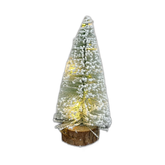 Árbol navideño mini con luz 16cm