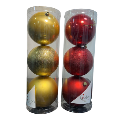 Bola de navidad x3 15cm