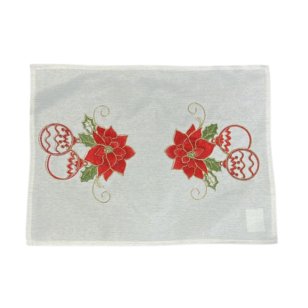 Individual navideño x4 33x45cm