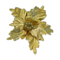 Flor navideña dorada 34cm (8 pétalos)
