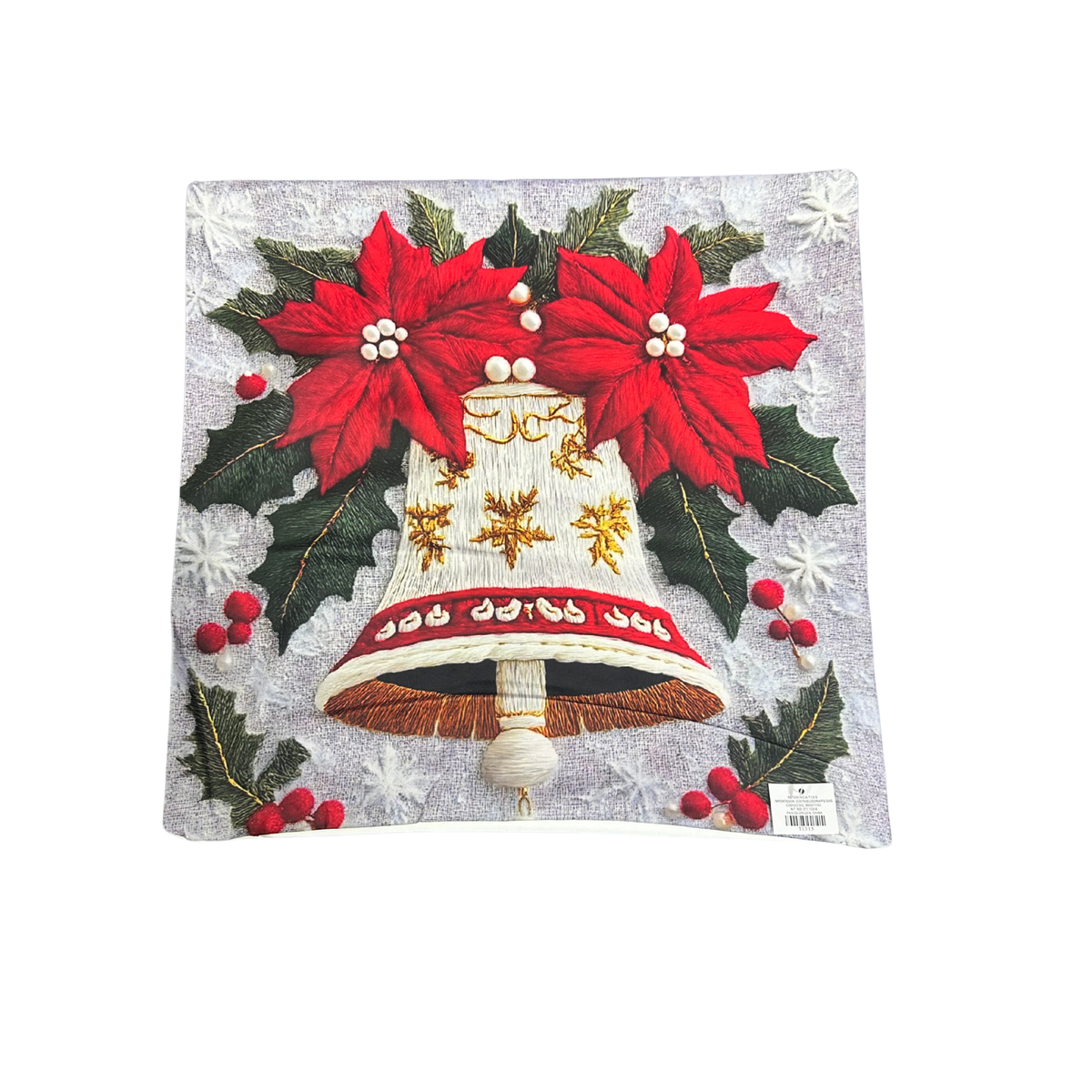 Forro cojín navideño estampado