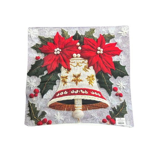 Forro de cojín navideño estampado Buenos Aires 45x45cm