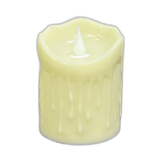 Vela de pila decorativa blanca - Cód. 17983
