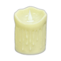 Vela de pila decorativa blanca