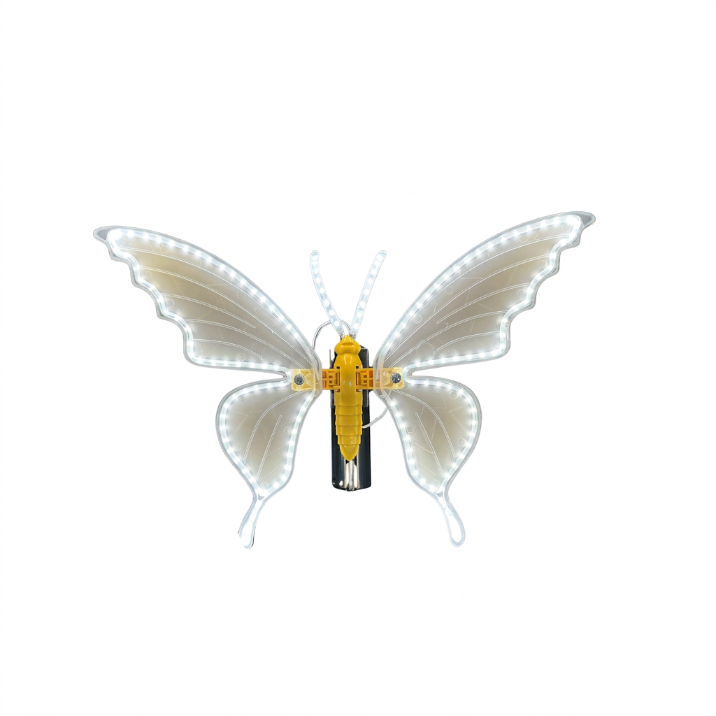 Mariposa Luz LED con movimiento (Pequeña) - 32cm