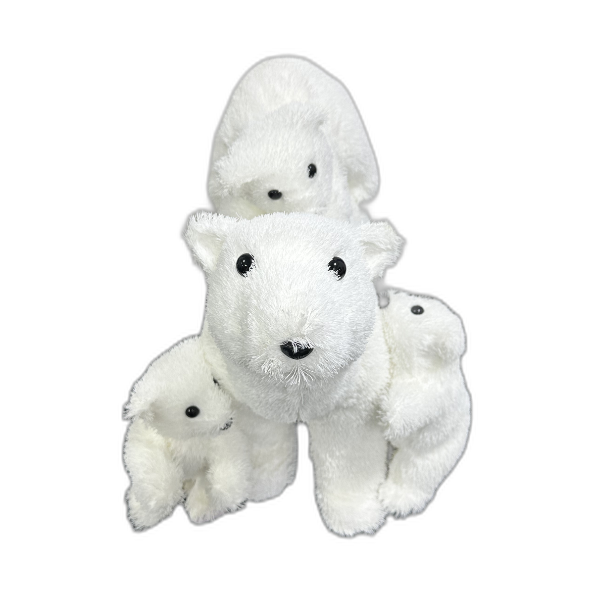 Oso polar con 3 cachorros