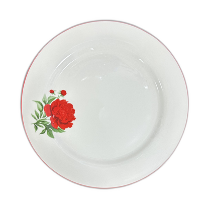 Plato llano estampado 26cm