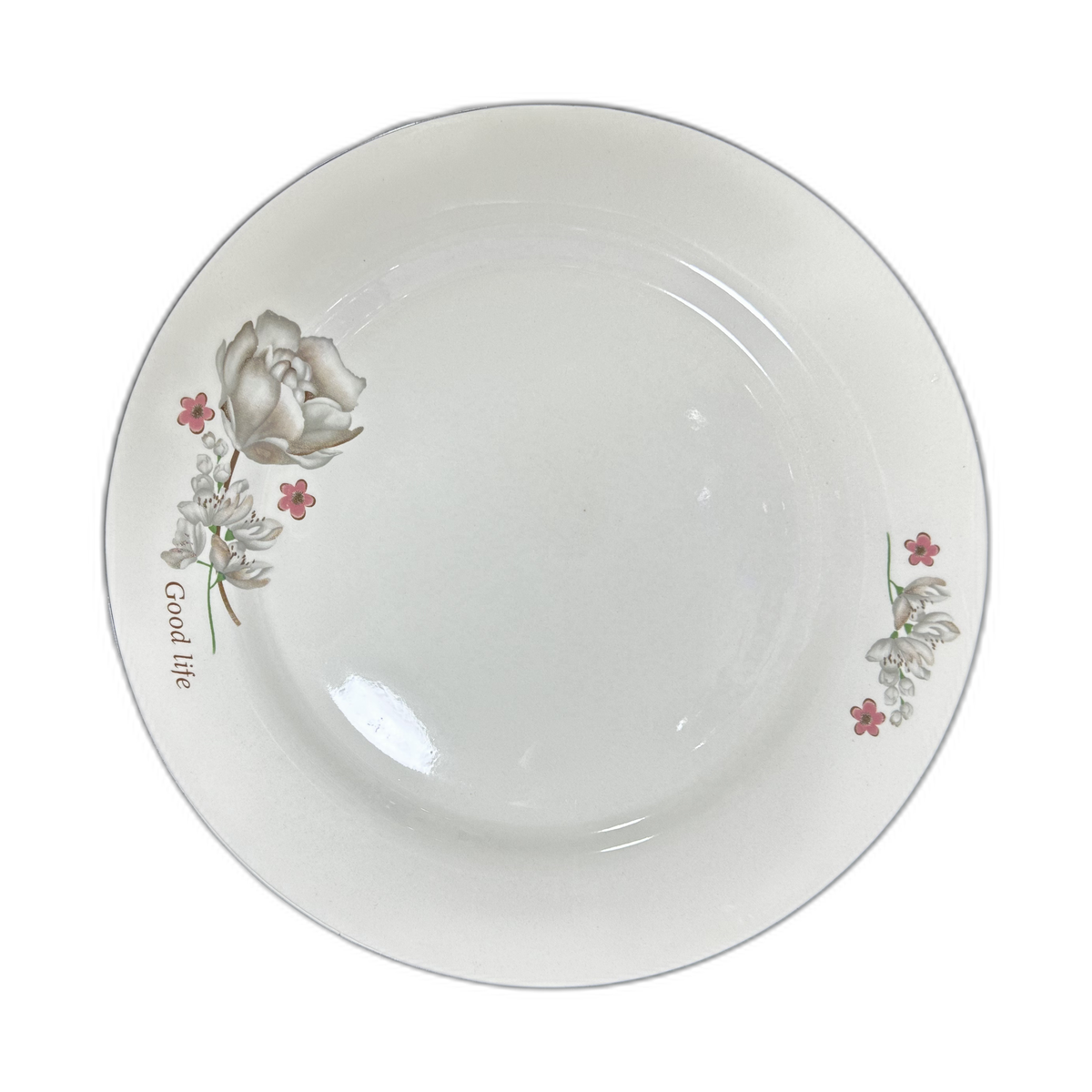 Plato llano estampado 26cm