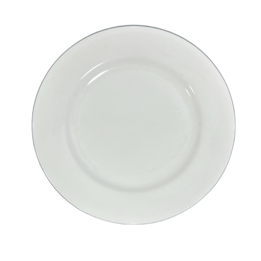 Plato llano #10.5 blanco 27cm