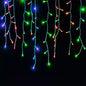 Cortina de luces LED chorrito multicolor