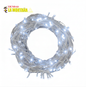 Luz LED blanca x200 cable transparente