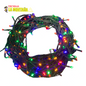 Luz LED multicolor x200 cable verde