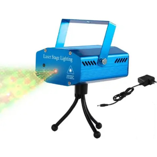 Mini láser de luces y figuras con trípode